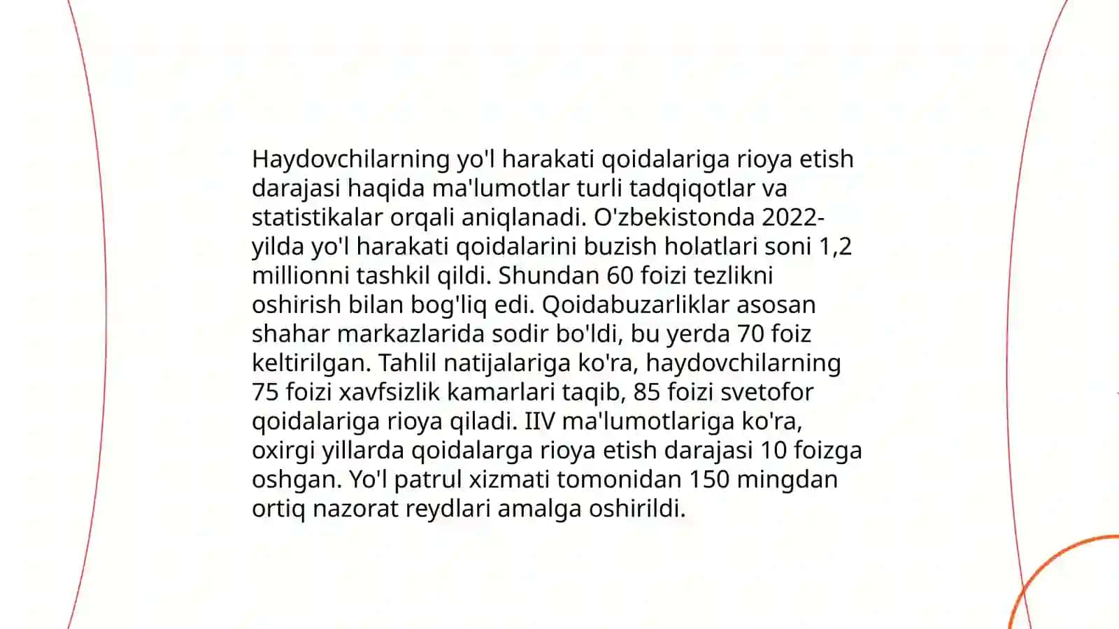 Kichik avtotransport korxonalarida, shuningdek,tadbirkorlik strukturalar haydovchilarining yo'l harakati xavfsizligini ta'minlash bo'yicha ishning o'ziga xos xususiyatlari 3