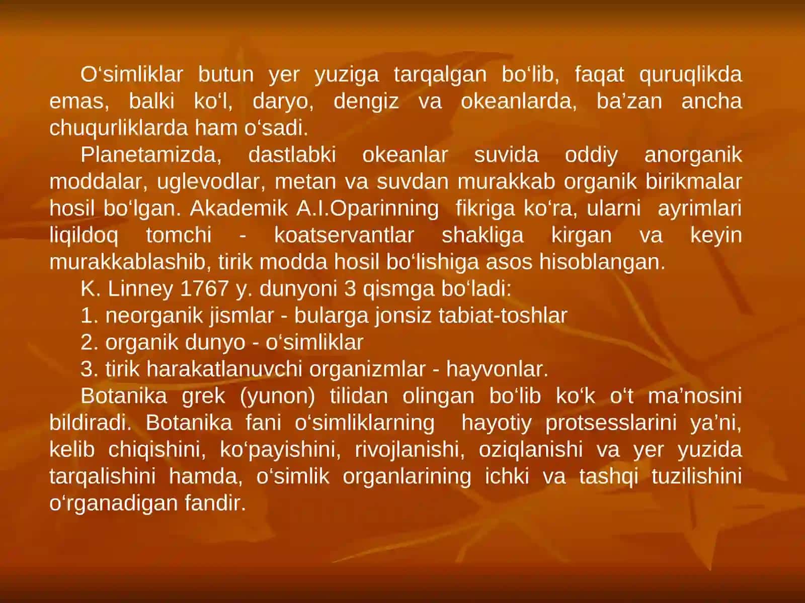 Botanika va Geobatanika Fanini Predmeti O‘simlik Hujayralarinig Tuzilishi 3