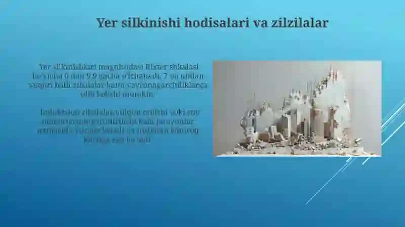 Yer silkinishlari va zilzilalar 3