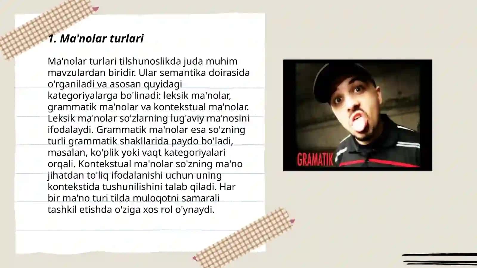Gramatik ma'no 3