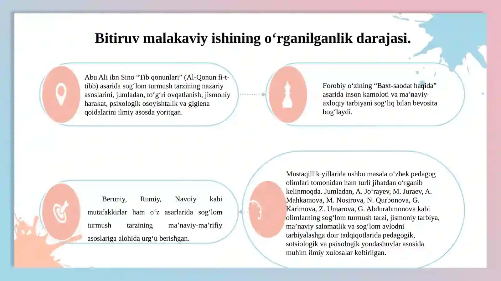 SHARQ MUTAFAKKIRLARINING SOGʻLOM TURMUSH TARZINI SHAKLLANTIRISHGA DOIR PEDAGOGIK QARASHLARI 3