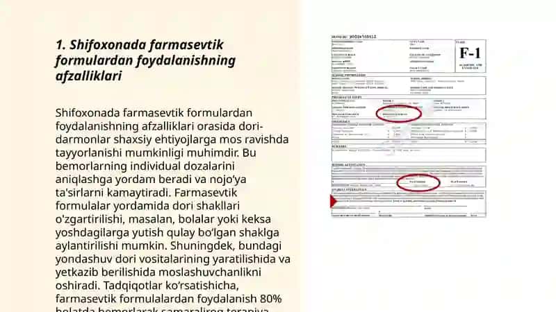 Shifoxonada farmasevtik formulyar tizimini qo'llanilishi 3