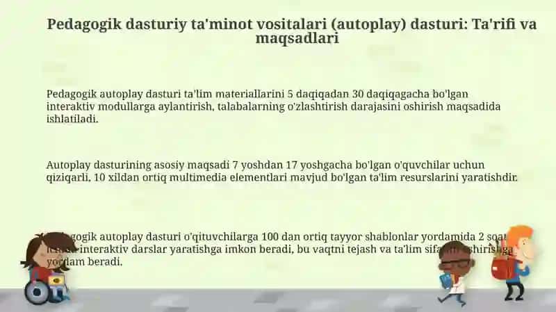 Pedagogik dasturiy vositalar (AutoPlay) dasturi 3