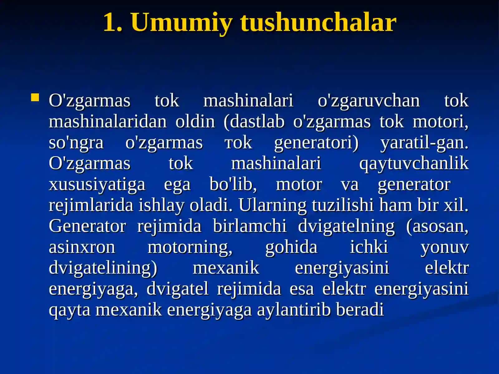 O'zgarmastokmashinalari 3