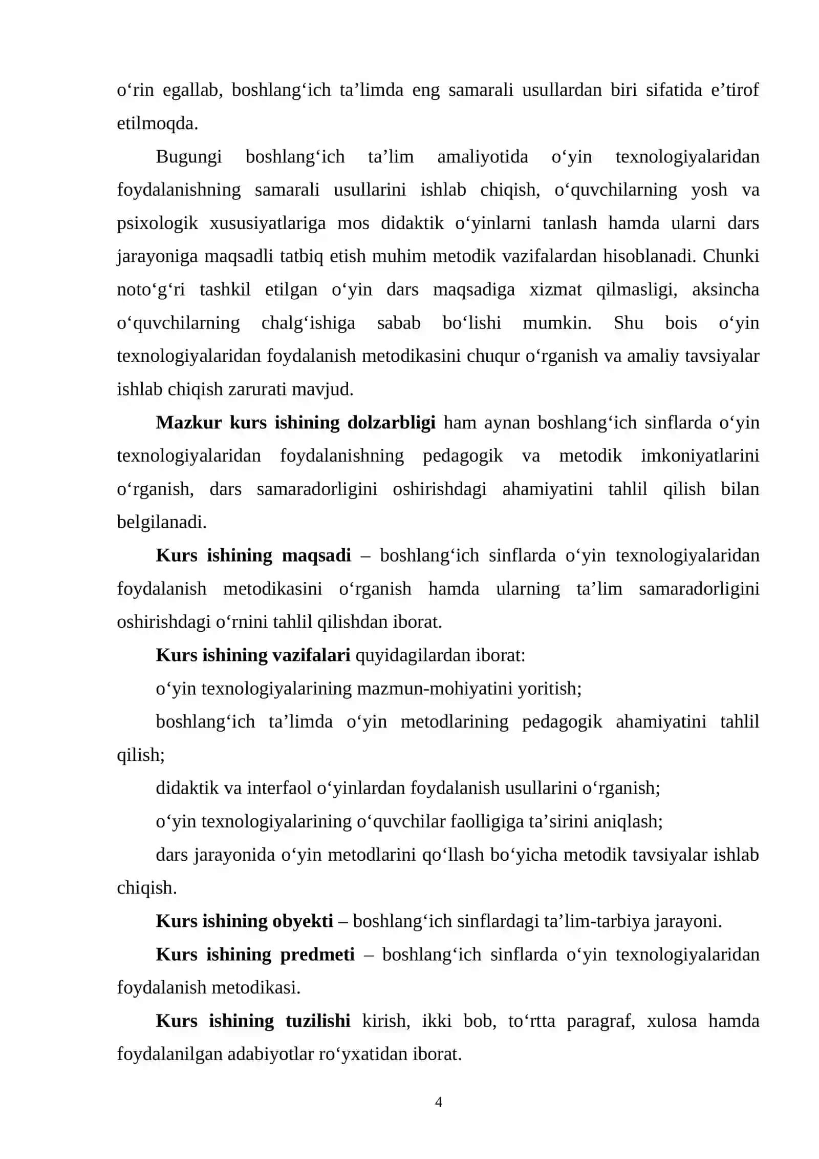 BOSHLANG'ICH SINFLARDA O'YIN TEXNALOGIYALARDAN FOYDALANISH METODIKASI 3