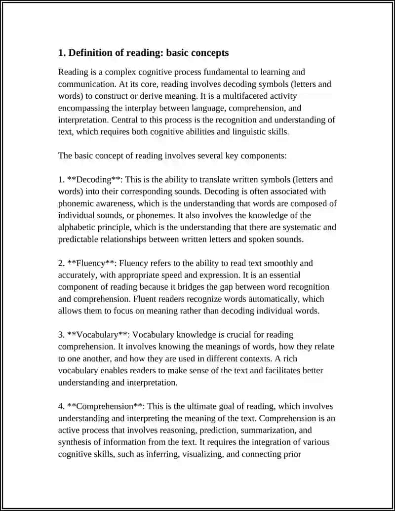 DEFINE READING AND IT IMPORTANCE 3