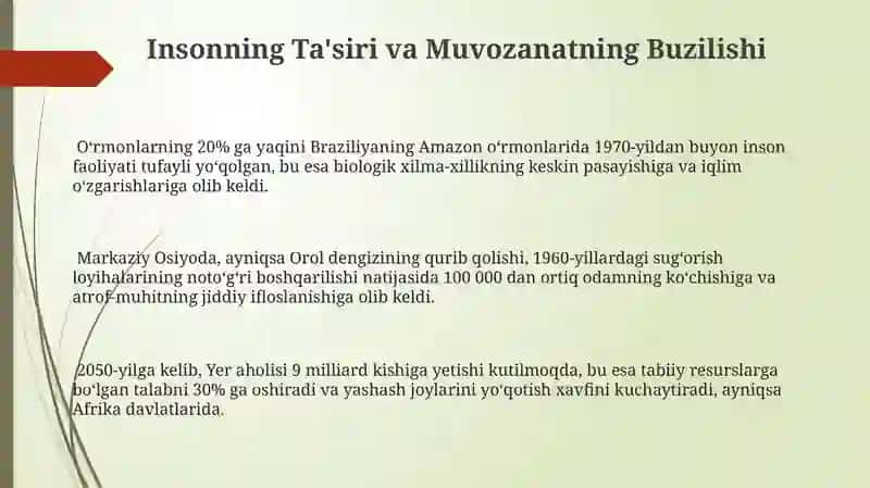 Koevolutsiya va environmatilizm dialektikasi 3