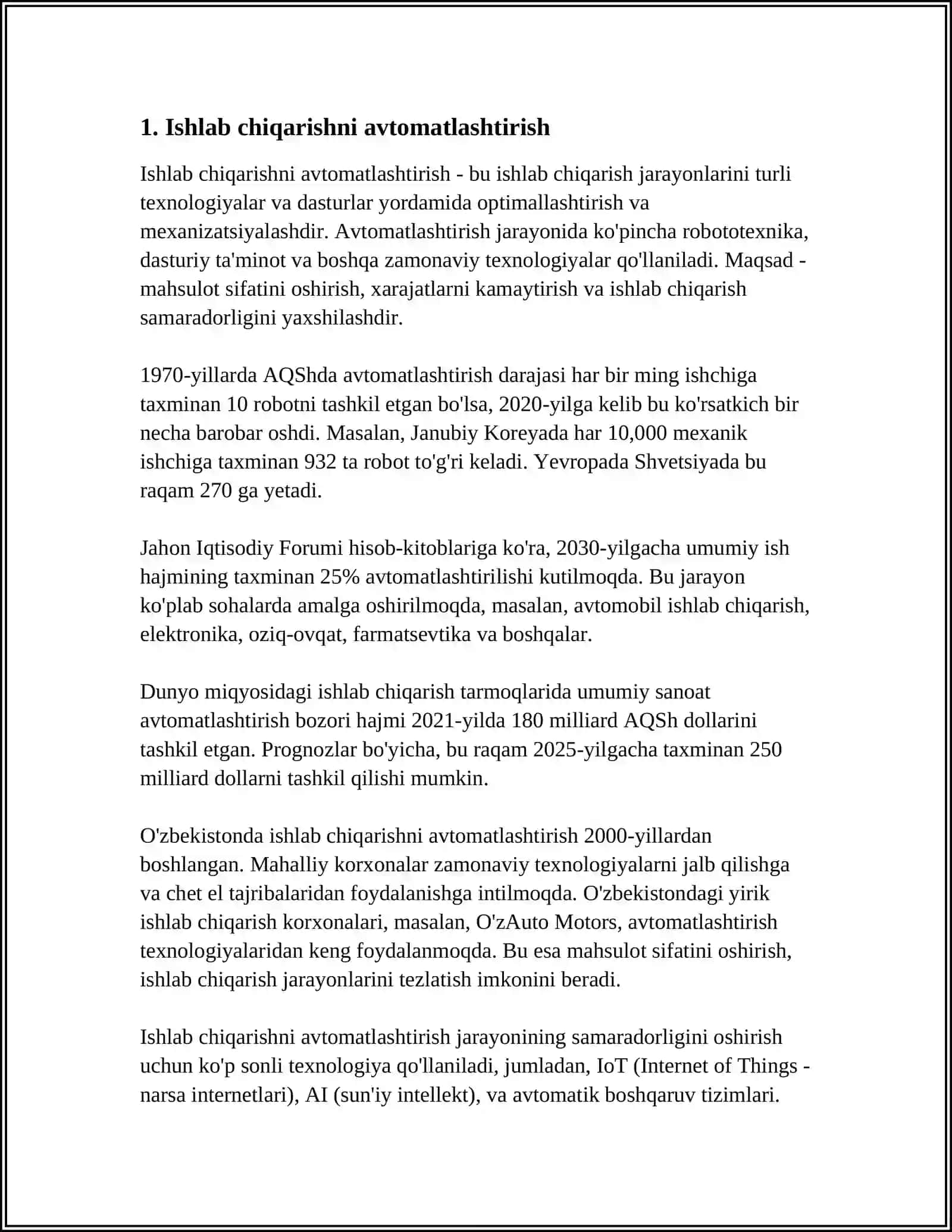 ISHLAB CHIQARISHNI DIVERSIFIKATSIYALASH VA MODERNIZATSIYALASH 3