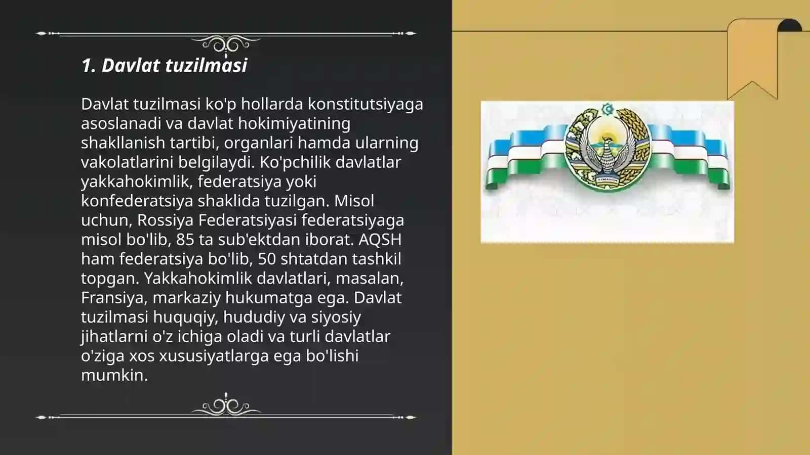 Davlat mehanizimi 3