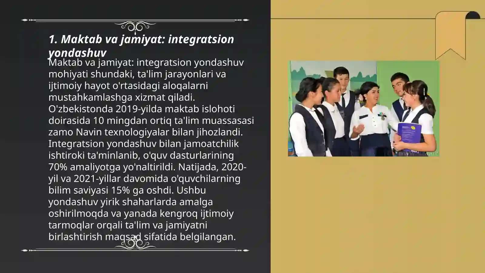 Maktab va jamiyat: integratsion yondashuv 3