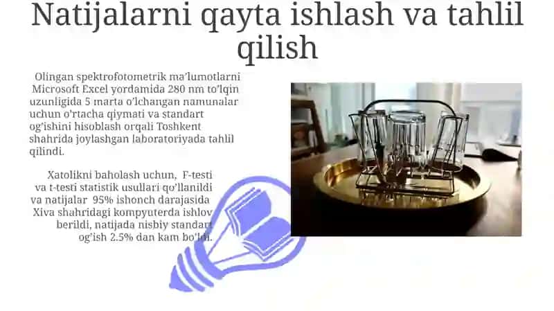 Metallarni organik reagentlar yordamida ekstraksion fotometrik aniqlash 3