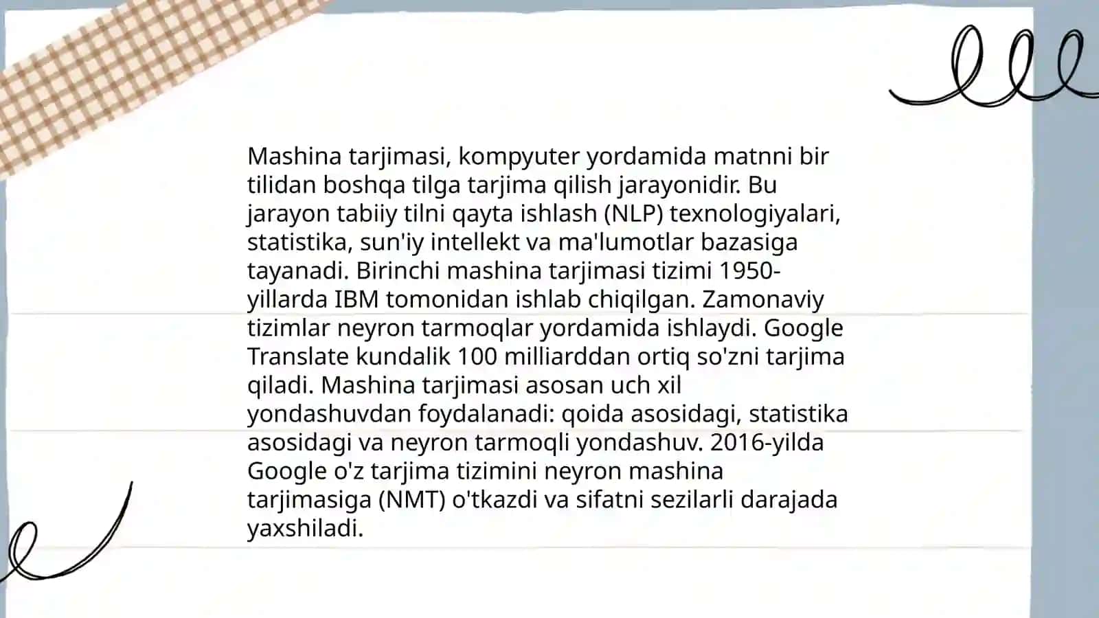 Mashina tarjimasi 3