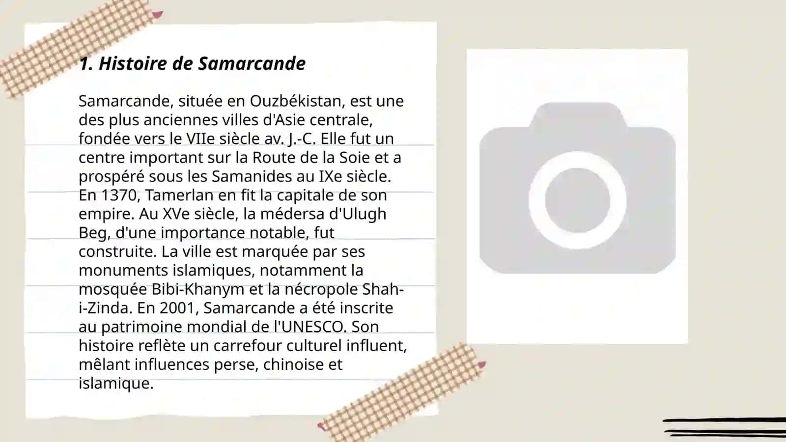 Samarcande: Histoire et Architecture 3