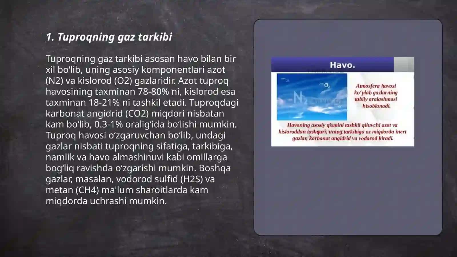 Tuproqning havo xossalari va havo hajmi 3