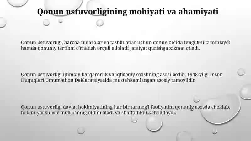 Qonun ustuvorligi va sud-huquq islohotlari 3