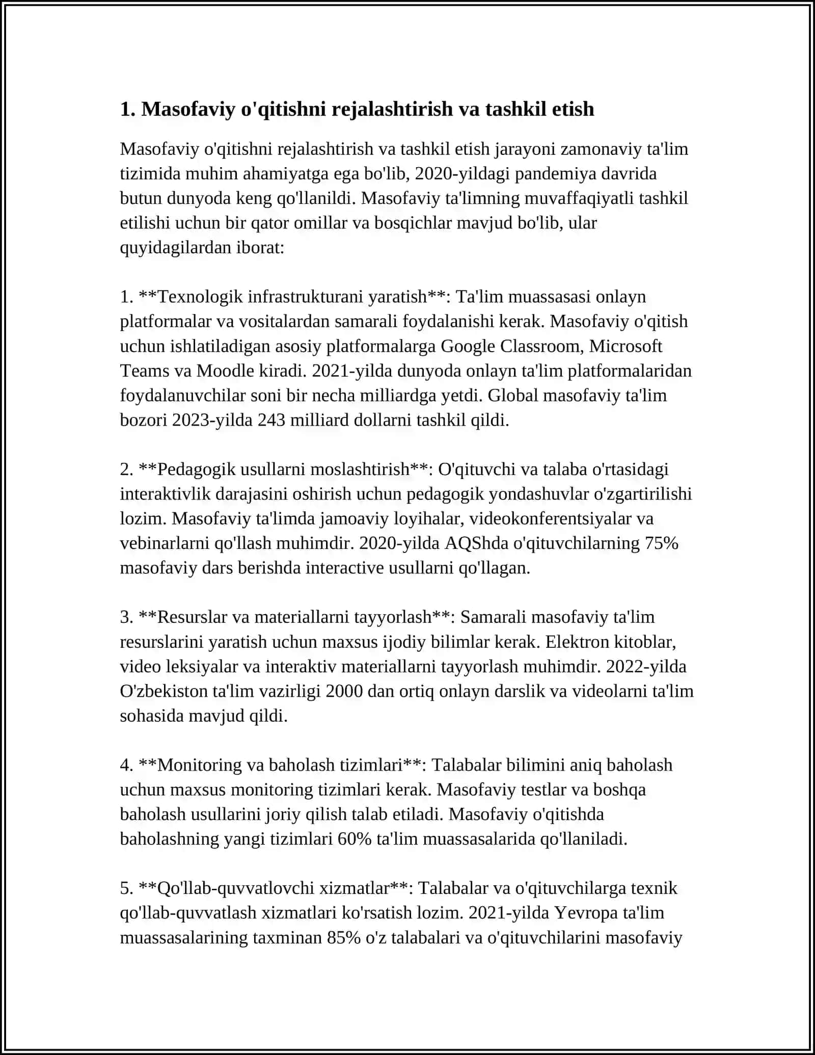PEDAGOGIK KOMPETENTLIKNI SHAKLLANTIRISHDA MASOFAVIY O'QITISH TEXNALOGIYALARI 3