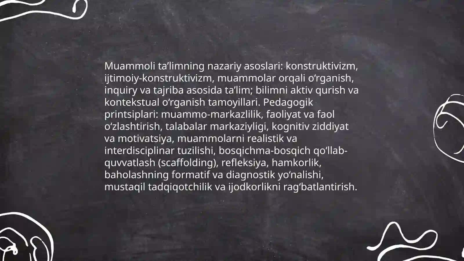 Muammoli ta’limning nazariy asoslari va pedagogik printsiplari 3