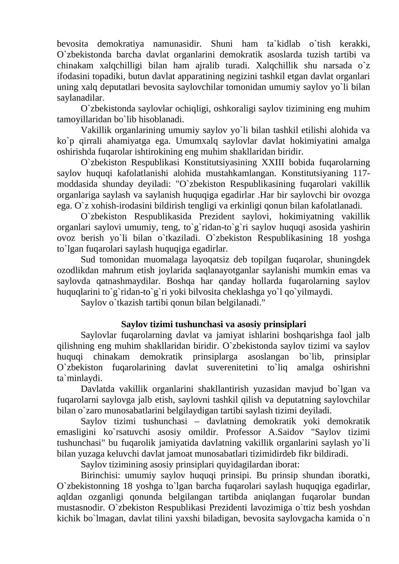 O’zbekistonda saylovlarni yanada demokratlashtirish 3