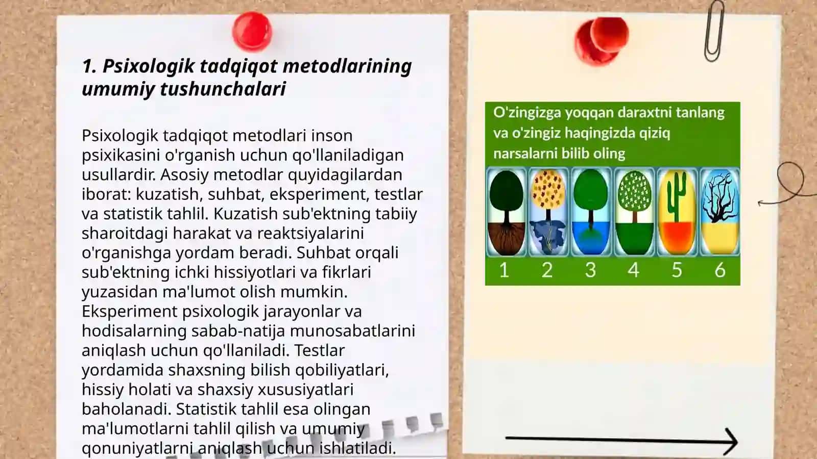 Psixologiya fanining tadqiqot medotlari va tarmoqari 3