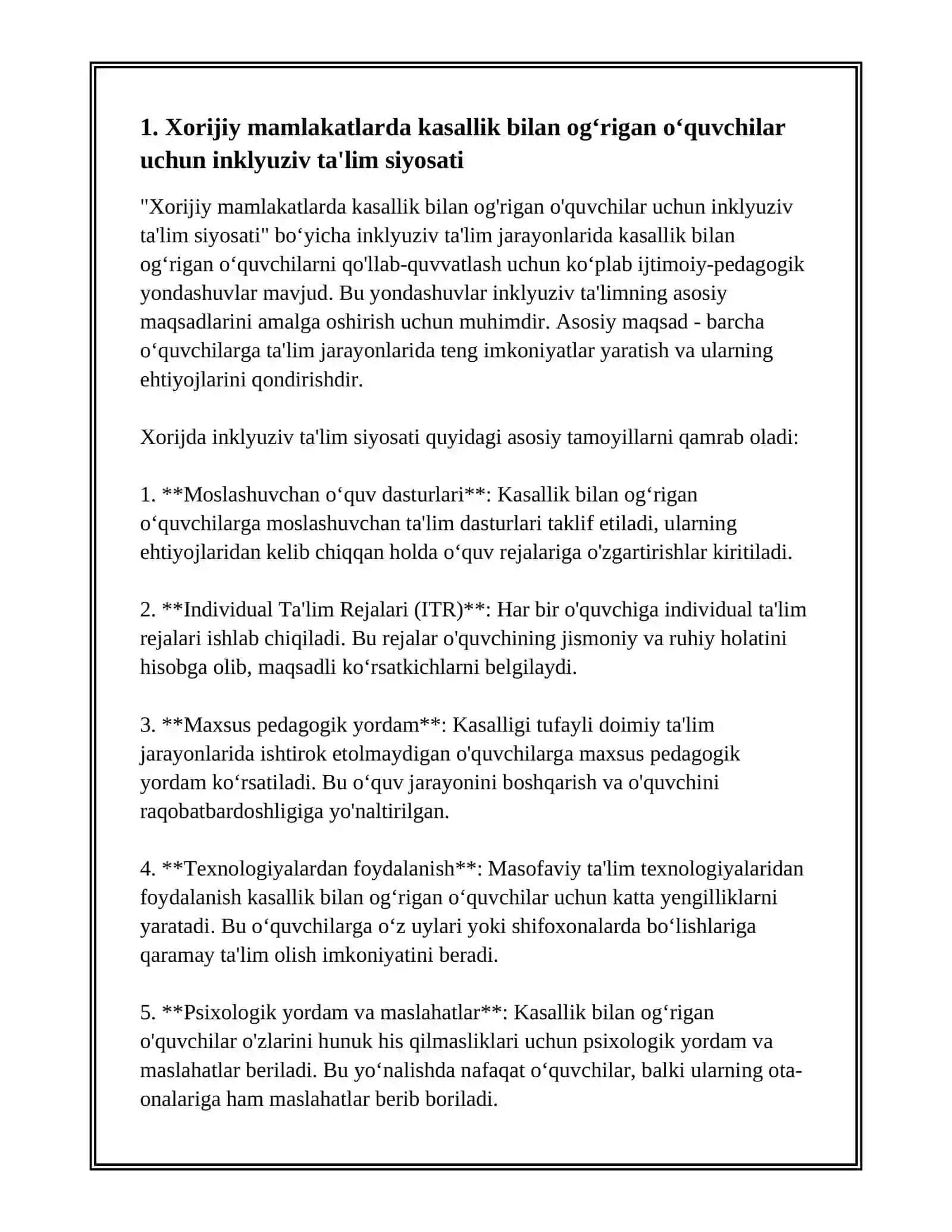 XORIJIY MAMLAKATLARDA KASALLIK BILAN OG'RIGAN 3