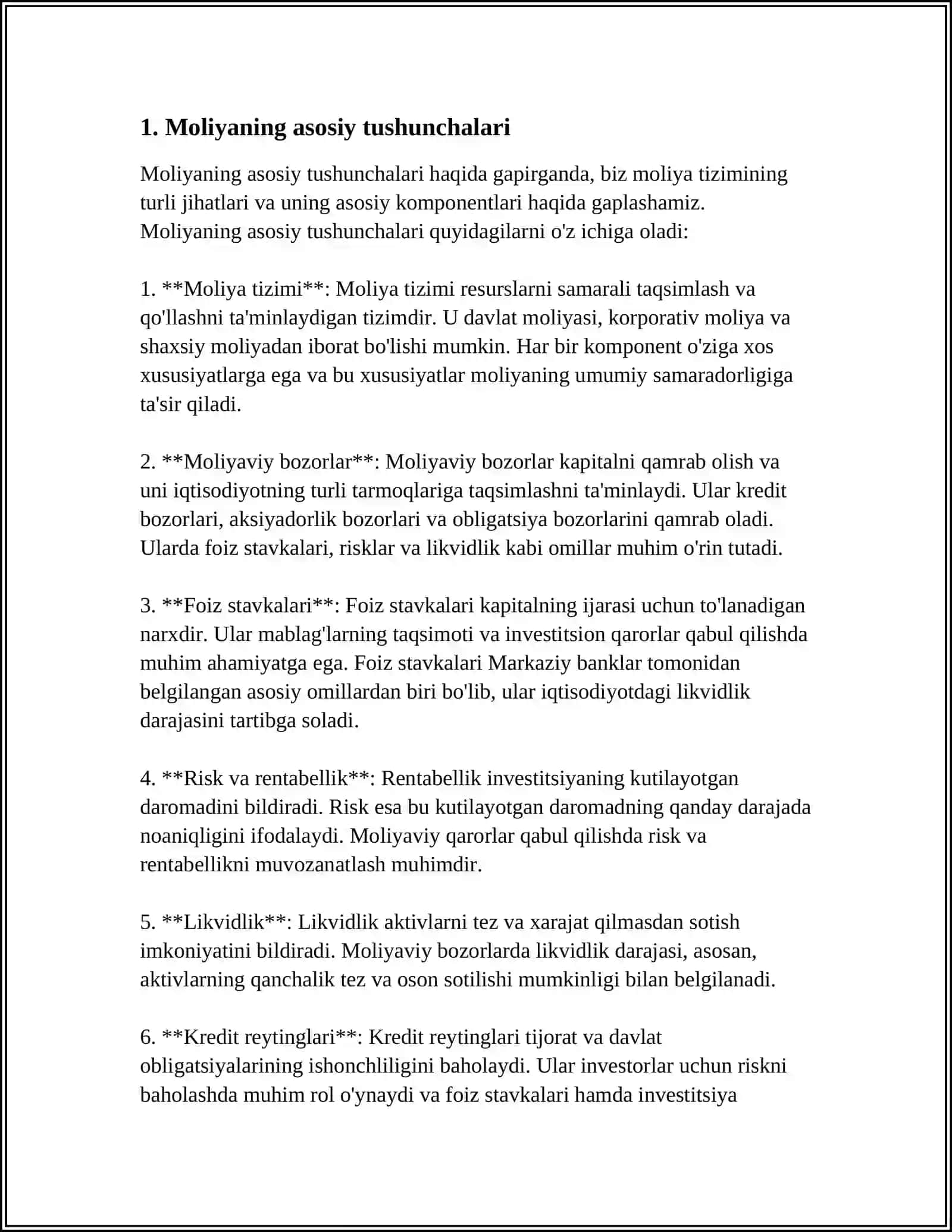MOLIYANING MOHIYATI VA FUNKSIYALARI 3