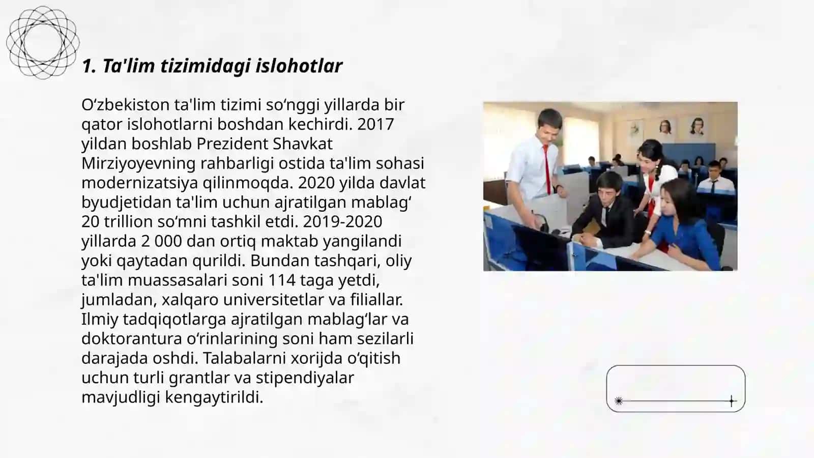 o'zbekiston mustaqillikka erishgandan so'ng ijtimoiy sohadagi islohotlar 3