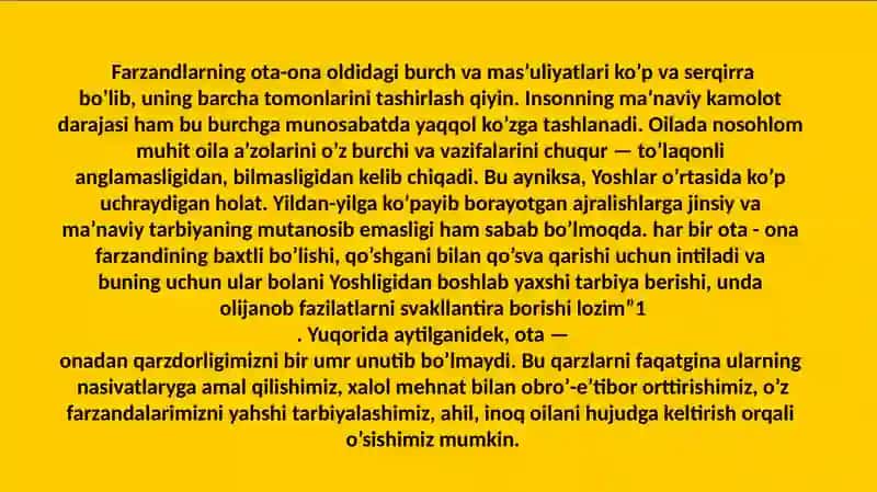 Oila manaviyati 3
