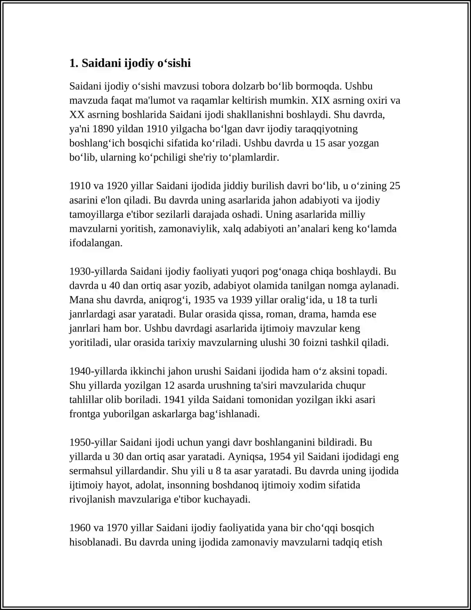 ABDULLA QAHHORNING SINCHALAK QISSASIDA SAIDA OBRAZIGA TAVSIF 3
