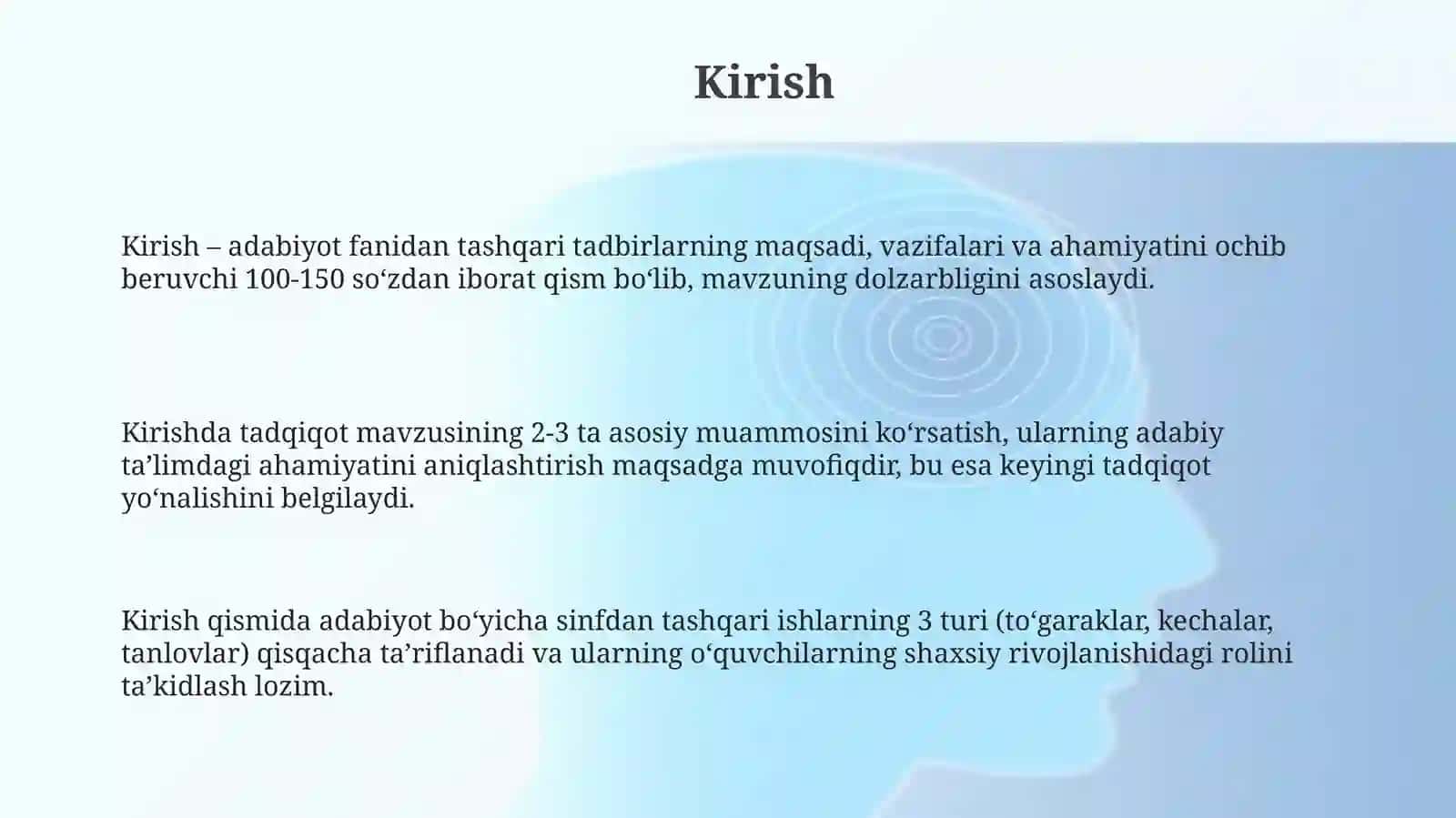 Adabiyot fanidan sinfdan tashqari mashg'ulotlarning turlari va ulaning tashkil etish usullari 3