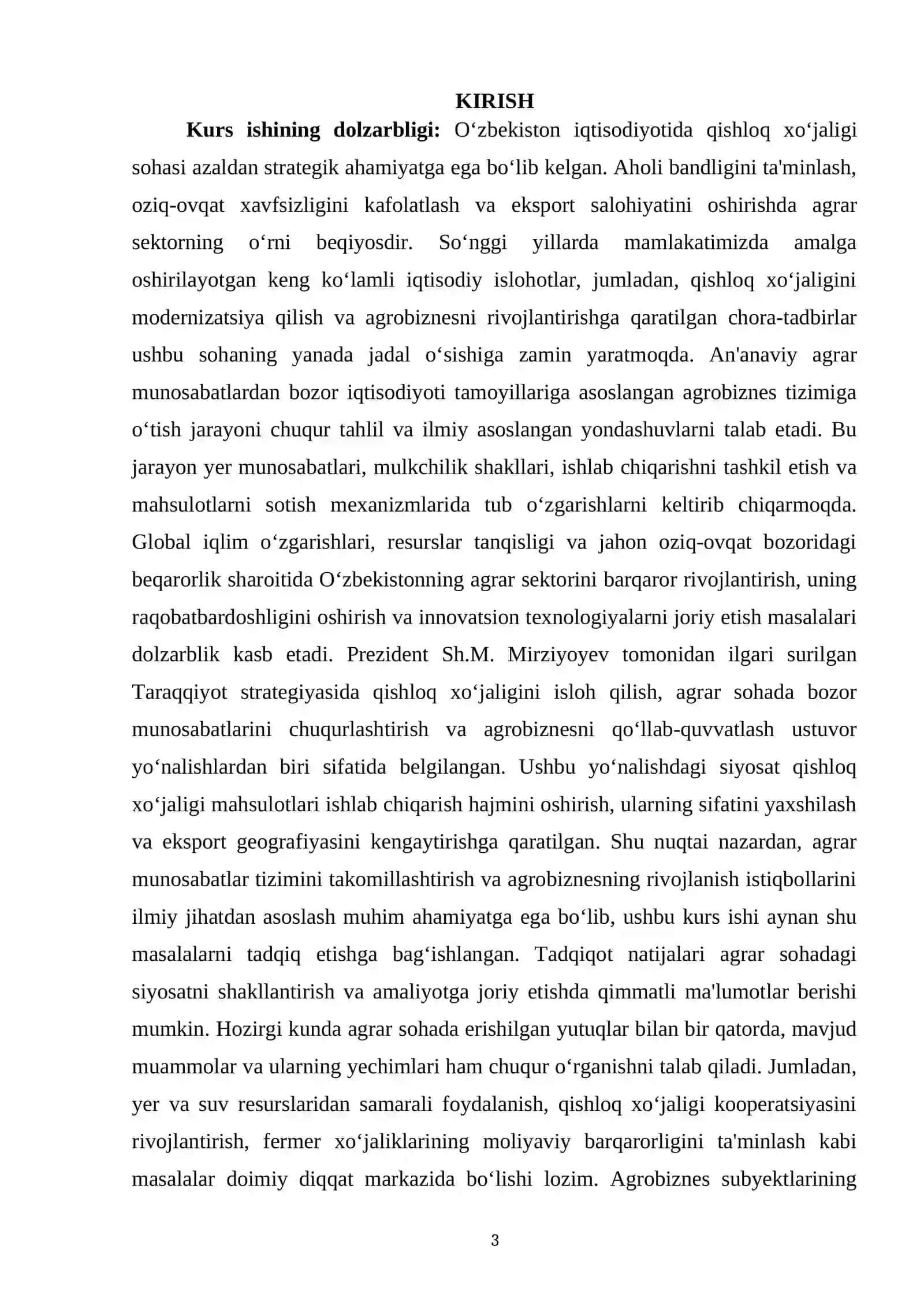 AGRAR MUNOSABATLARNING NAZARIY-METODOLOGIK ASOSLARI VA EVOLYUTSIYASI 3