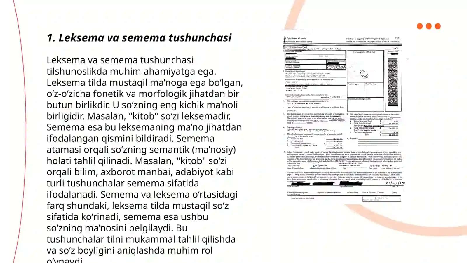 O‘zbek adabiy tilidagi leksemalarning shakl va ma‘no munosabatlari 3