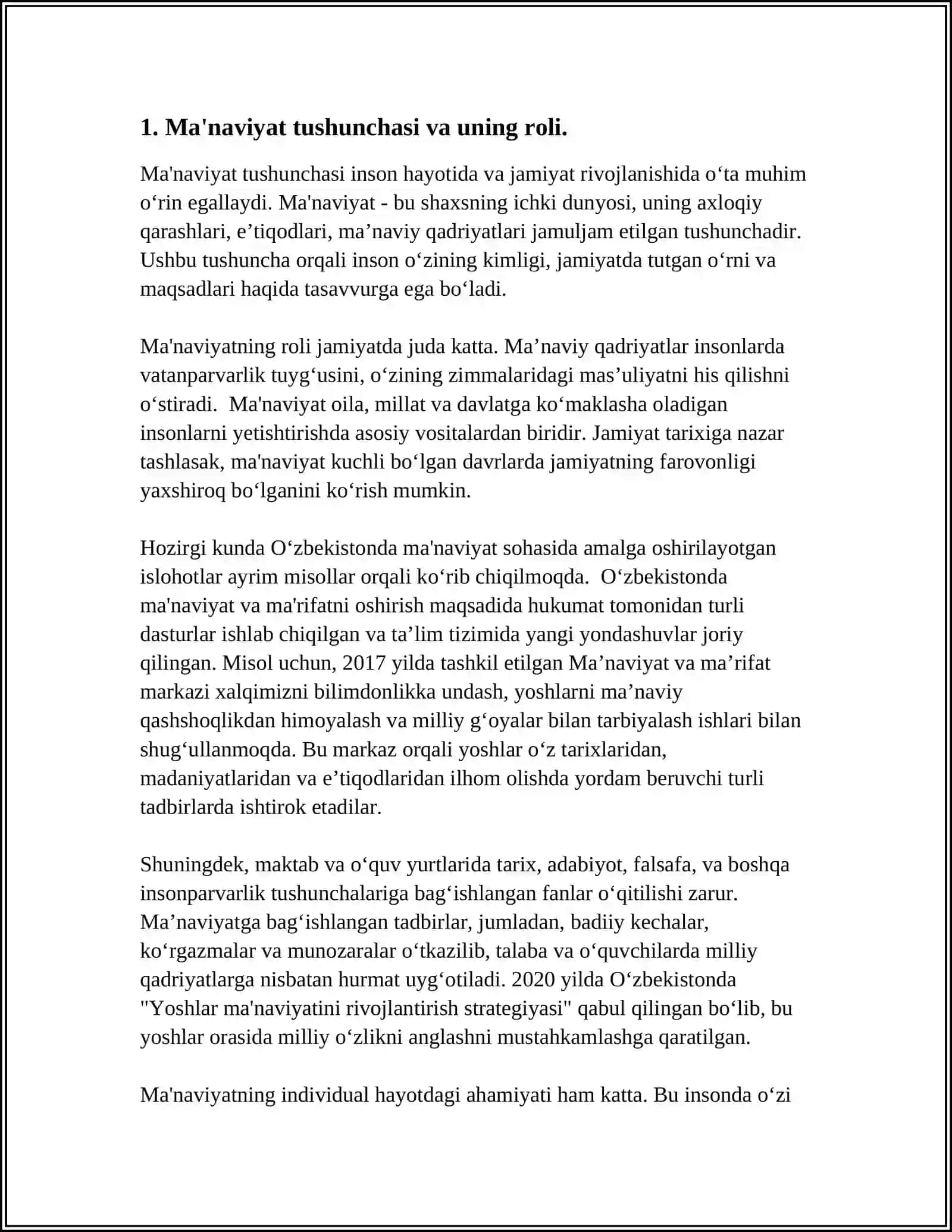BARKAMOL AVLODNING BUGUNGI KUNDAGI MA'NAVIY FAZILATLARI 3