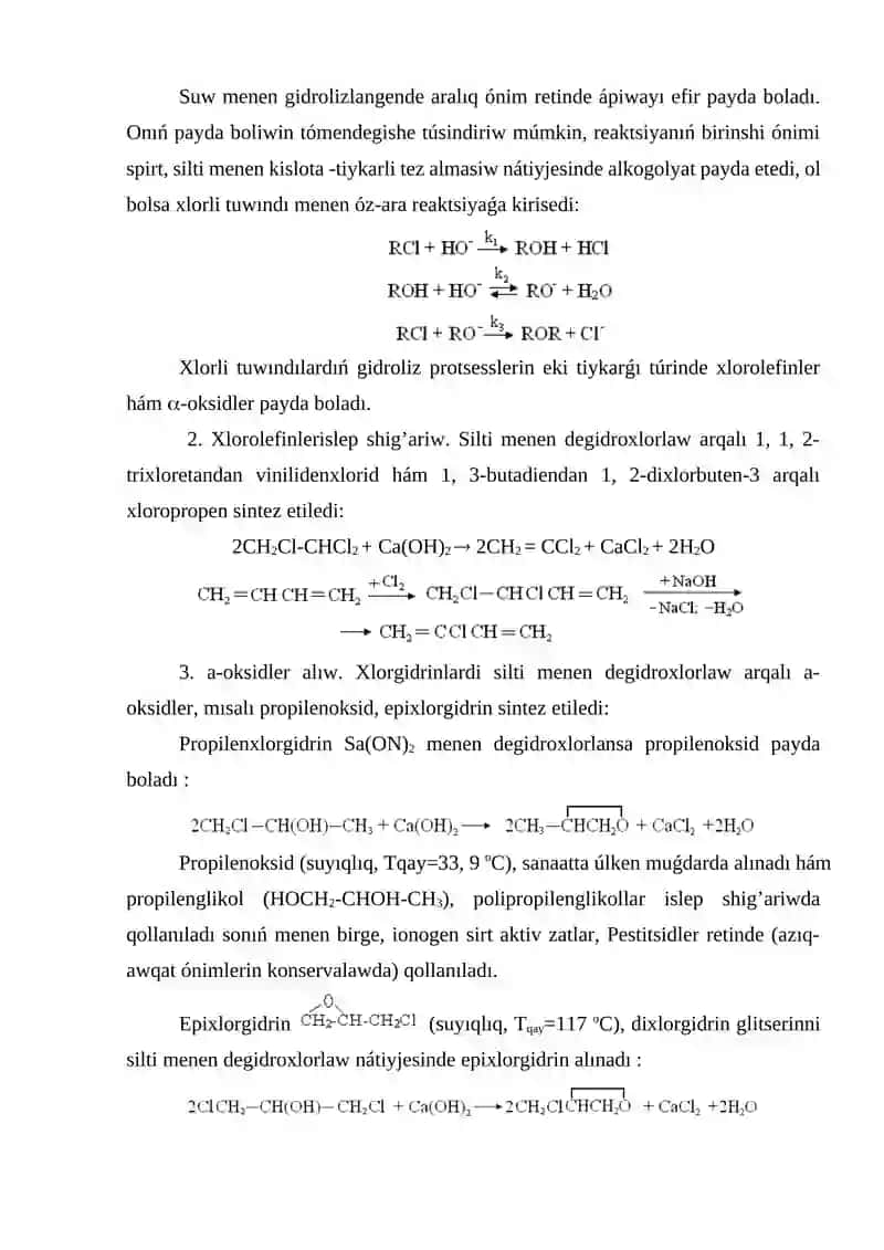 GIDROLIZ PROTSESSLERI 3
