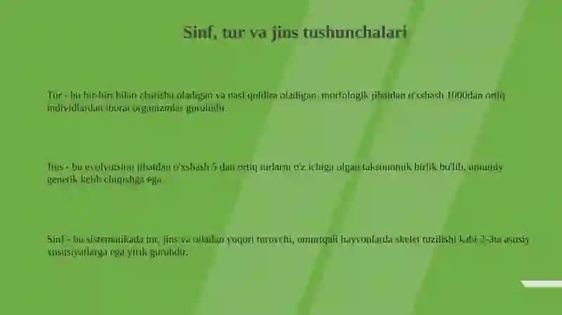 Biologiya fanidan 3