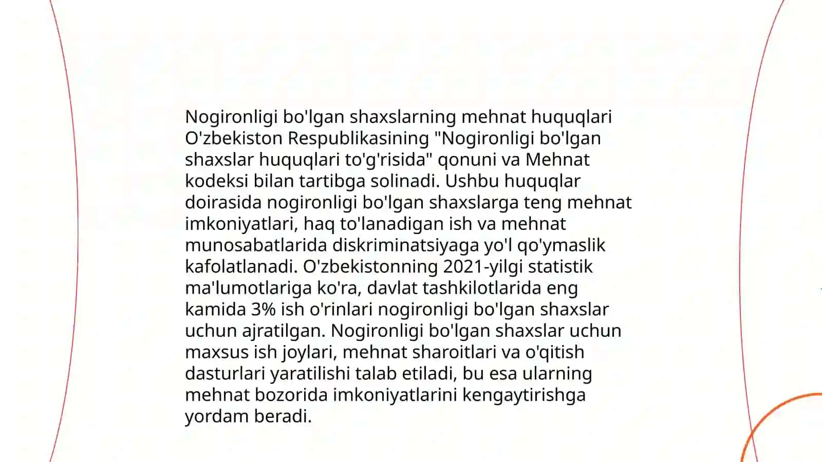 Nogironligi bo'lgan shaxslarning bandligini ta'minlash 3