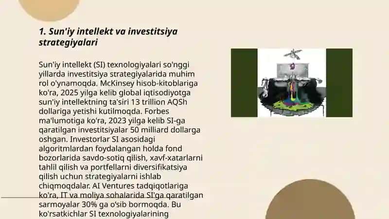 Sun'iy intellekt va investitsiya strategiyalari 3