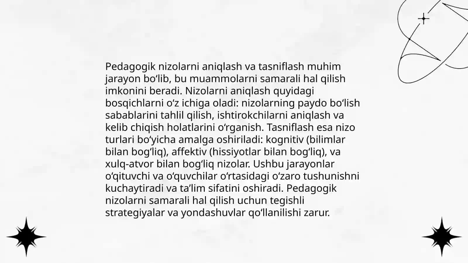 Pedagogik nizolar va ularni oldini olish yo’llari 3