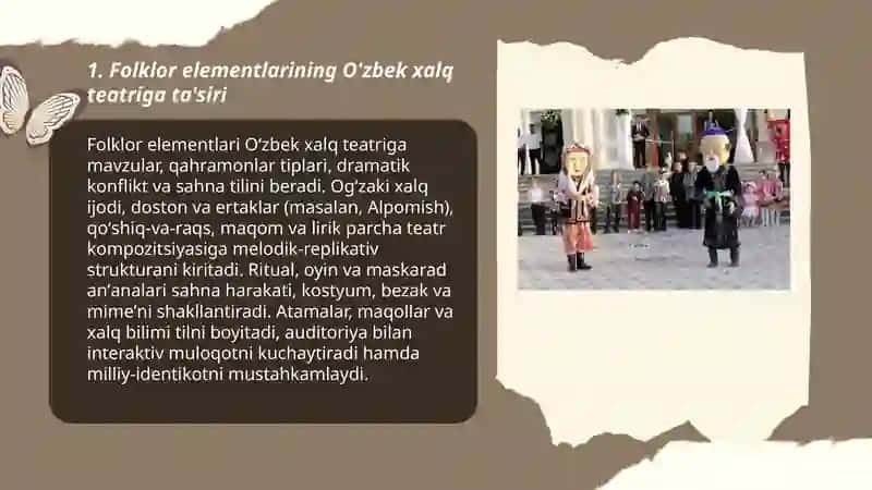 O'zbek xalq teatirining folklor ildizlari 3