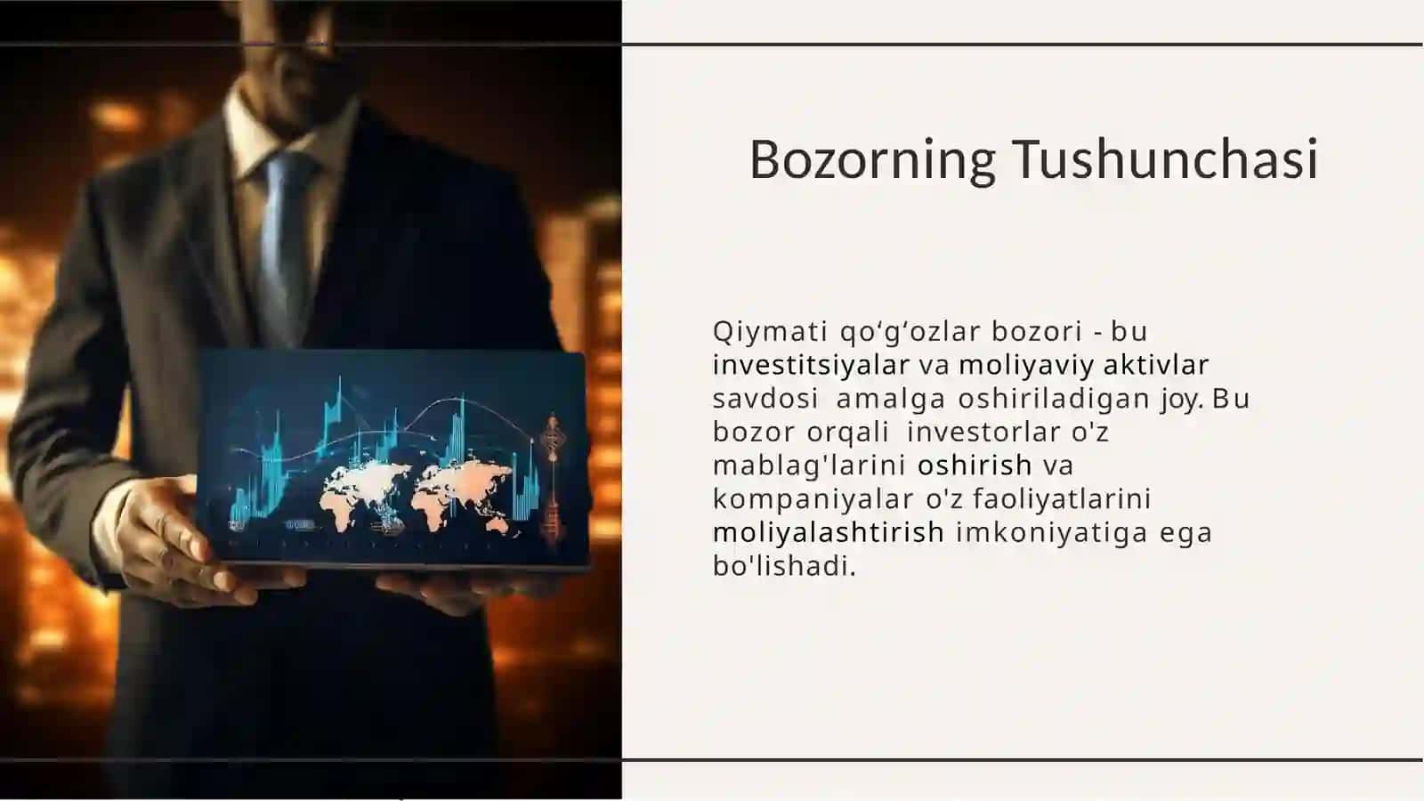 Qiymati Qo'g'ozlar Bozorining Asosiy Vazifalari va Ularning Ijtimoiy-Iqtisodiy Ahamiyati 3