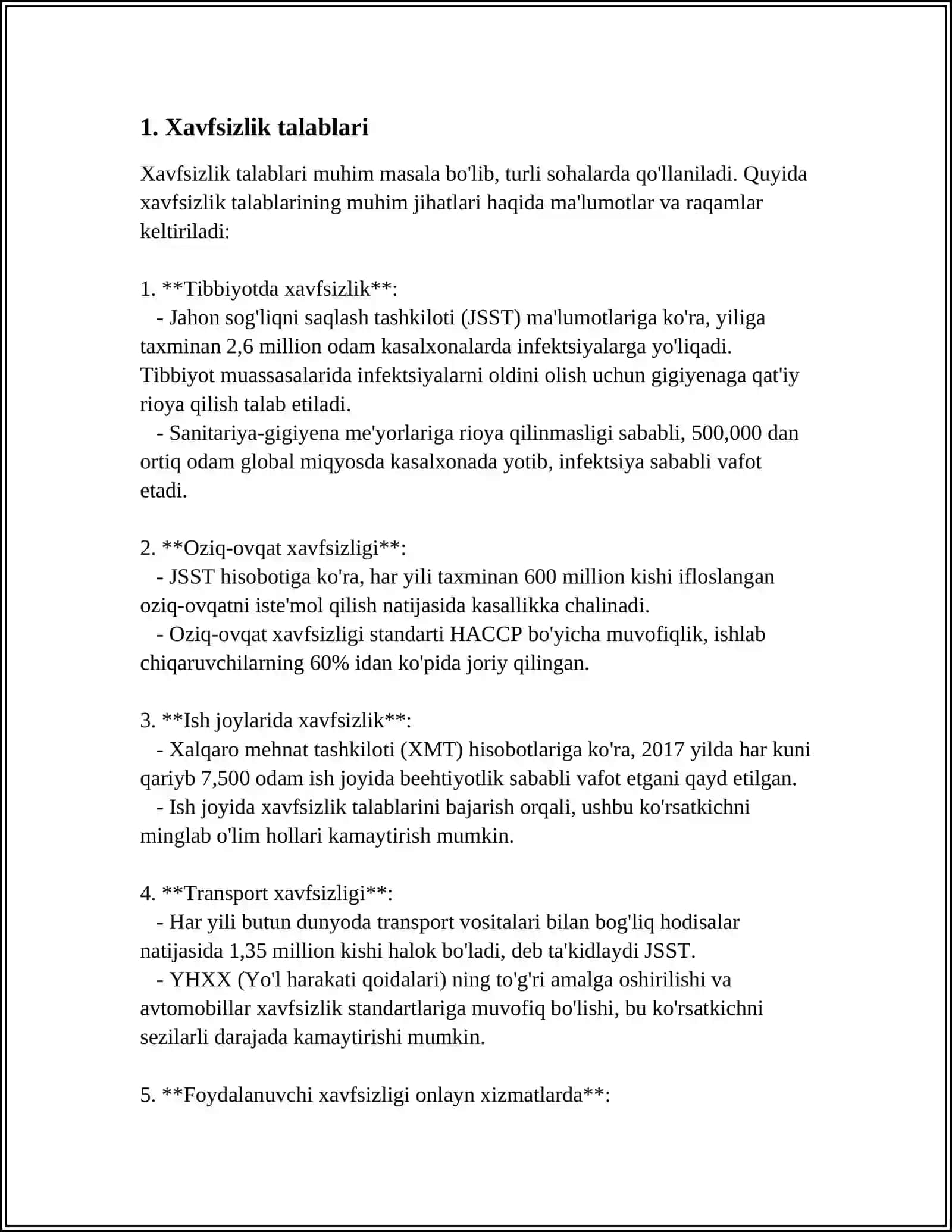 ELEKTR ENERGIYASI SIFATIGA QOʻYILADIGAN TALABLAR 3