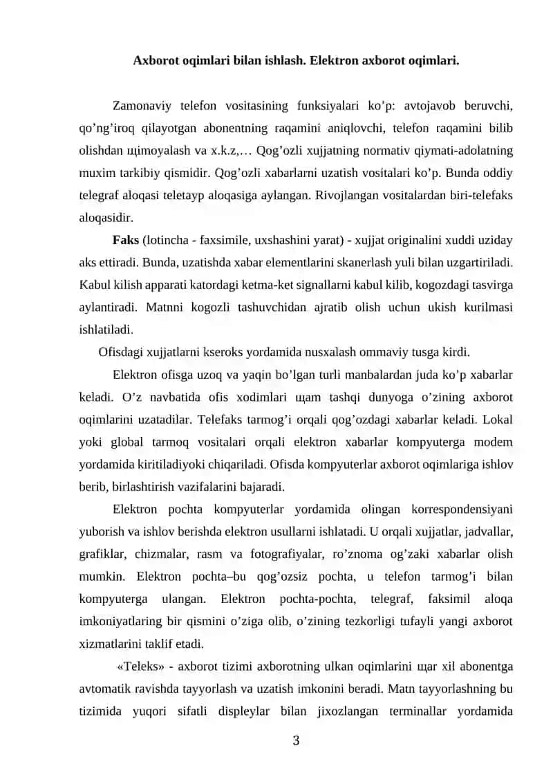 Zamonaviy axborot-kommunikatsiya texnalogiyalari 3