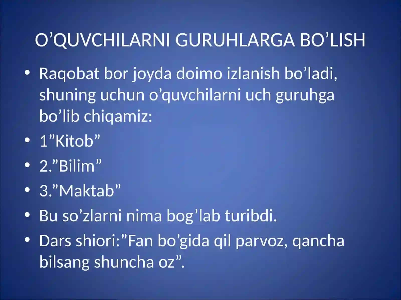 Terminlar, kasb –hunar leksikasi va iboralar uslubiyati 3