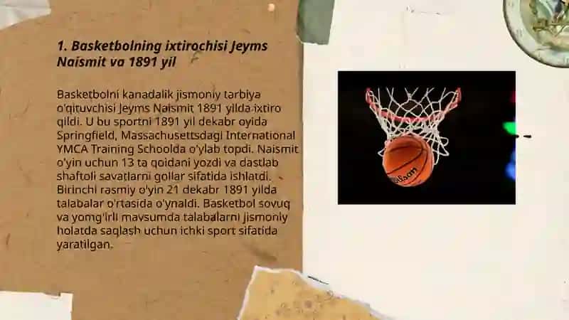 Basketbol sport turining kelib chiqish tarixi 3