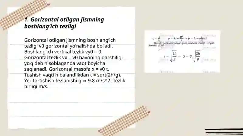 Fizpraktikum mexanika taqdimoti 3