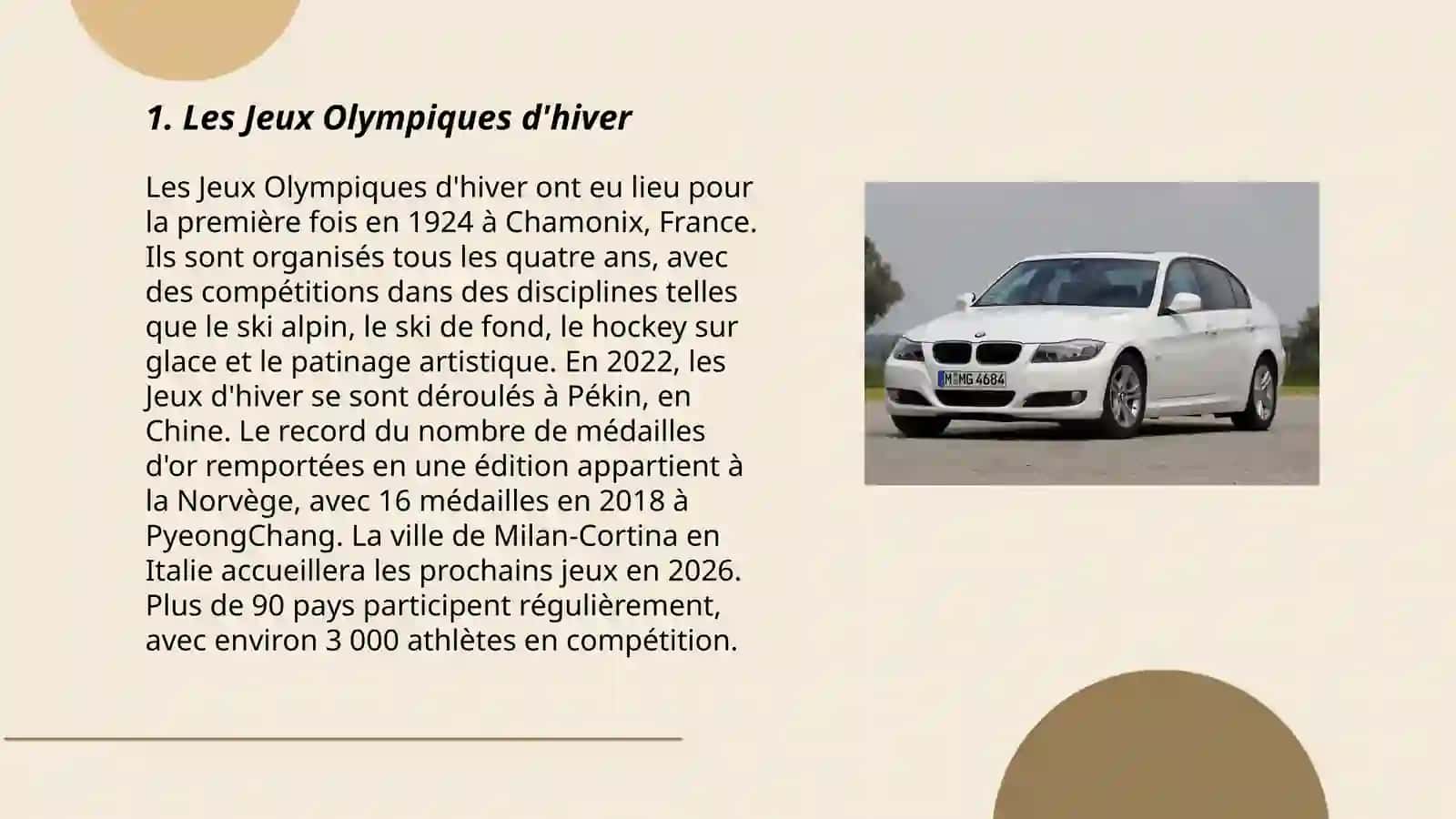 Les Jeux Olympiques d'hiver 3