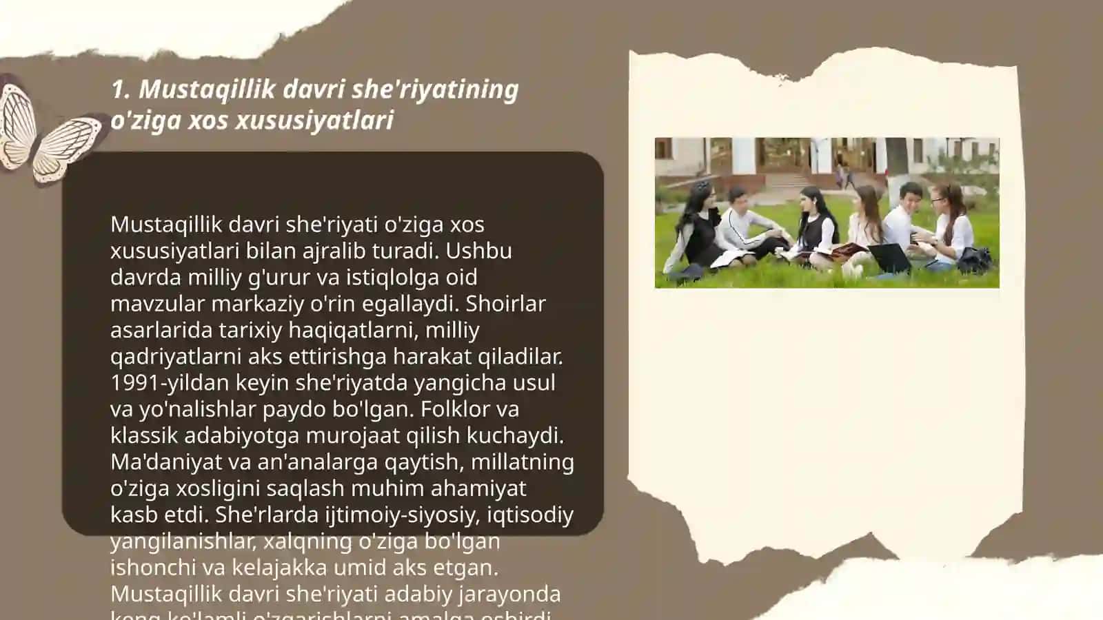 Mustaqillik davri she'riyatida g'azal janri tipologiyasi Abdulla Oripov 3