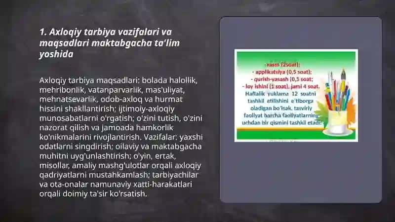 Axloqiy tarbiya vazifalari va maqsadlari 3