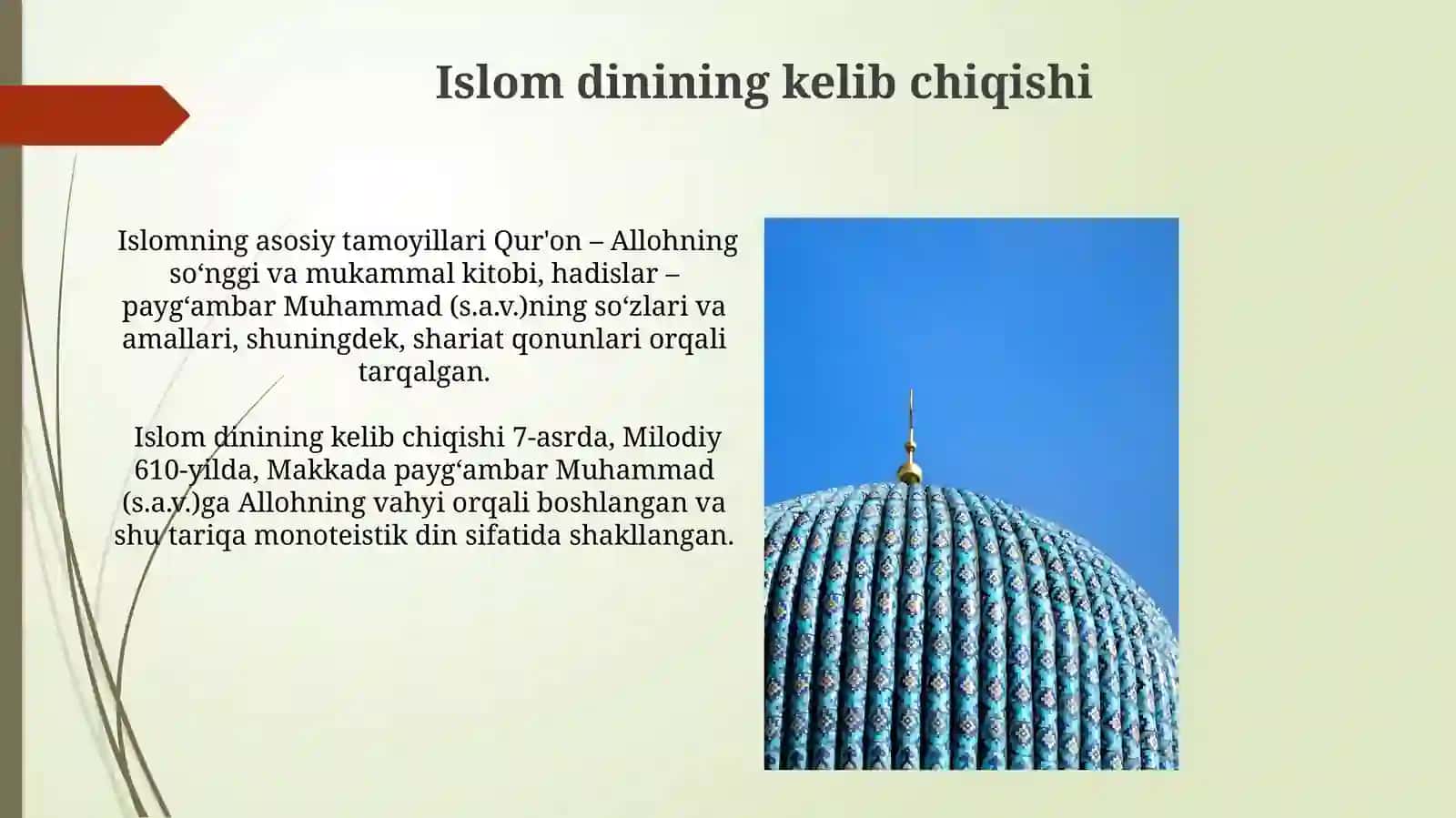 Islom dinni va uning asosiy gʻoyallari 3