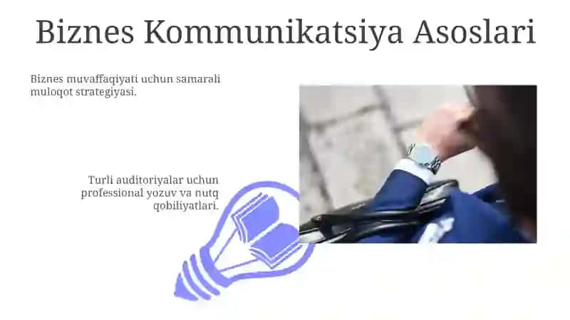 Biznes Kommunikatsiya Asoslari 3