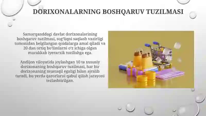 Xususiy Mulkiyati Dorixonalarining Ish Tashkiloti 3
